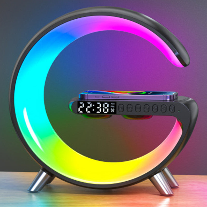 Smart RGB LED Lamp with Wireless Charger & Bluetooth Speaker