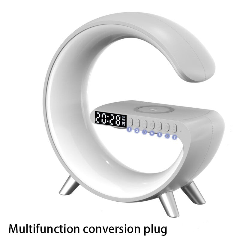 Smart RGB LED Lamp with Wireless Charger & Bluetooth Speaker